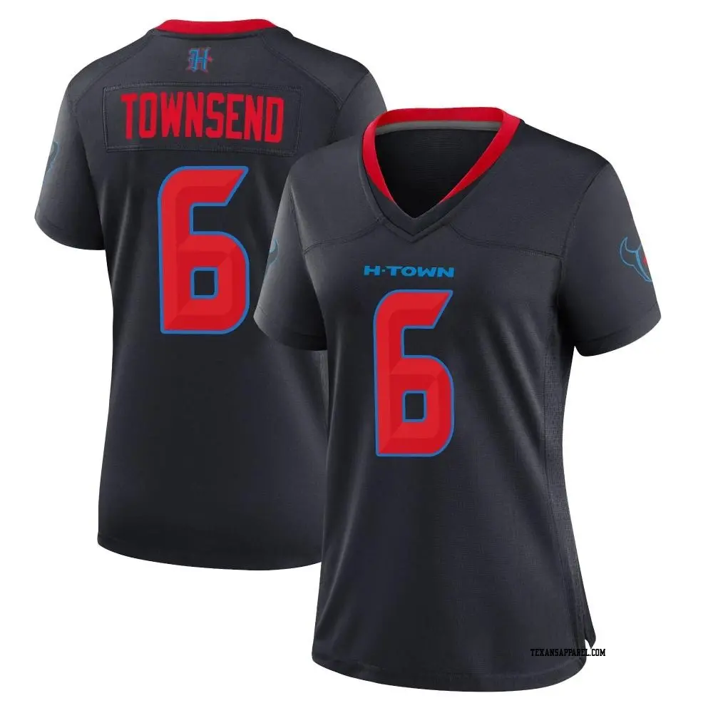 Game Navy Women s Tommy Townsend Houston Texans 2nd Alternate Jersey Texans Store