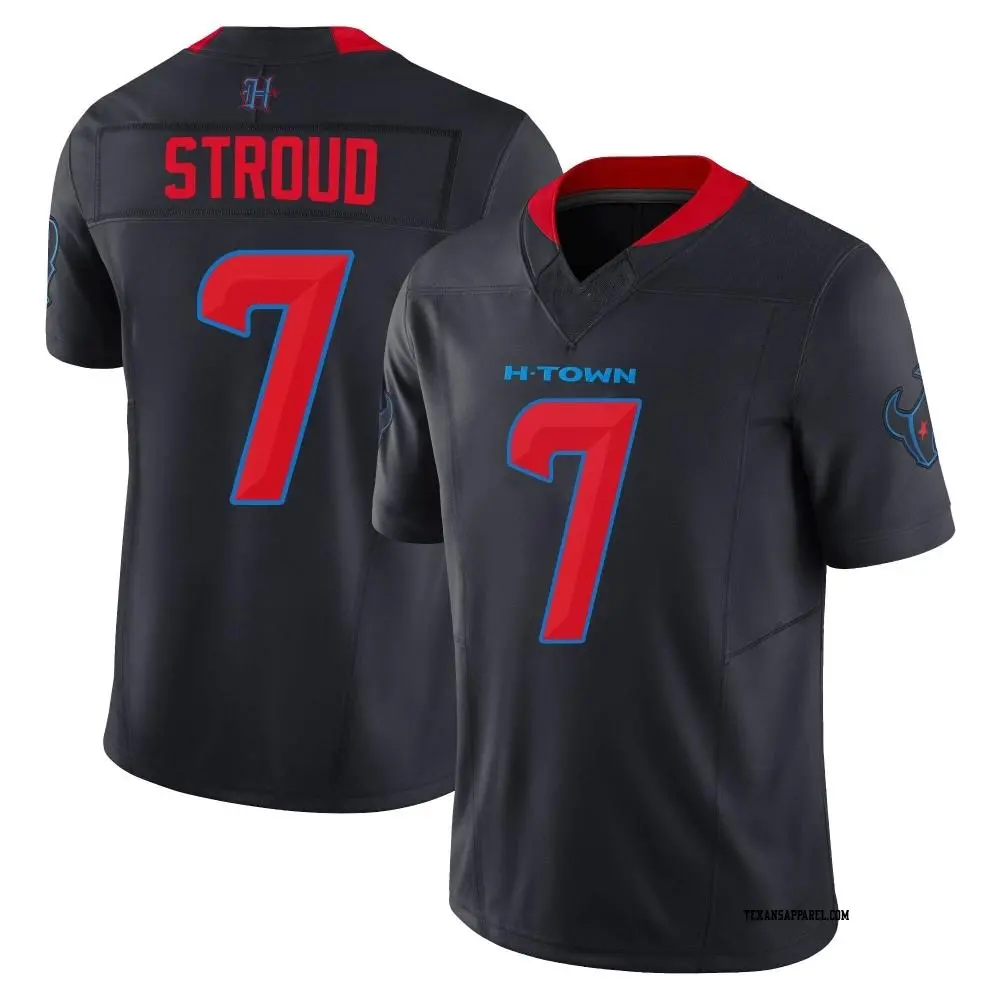 Limited Navy Men's C.J. Stroud Houston Texans 2nd Alternate Vapor F.U.S.E. Jersey