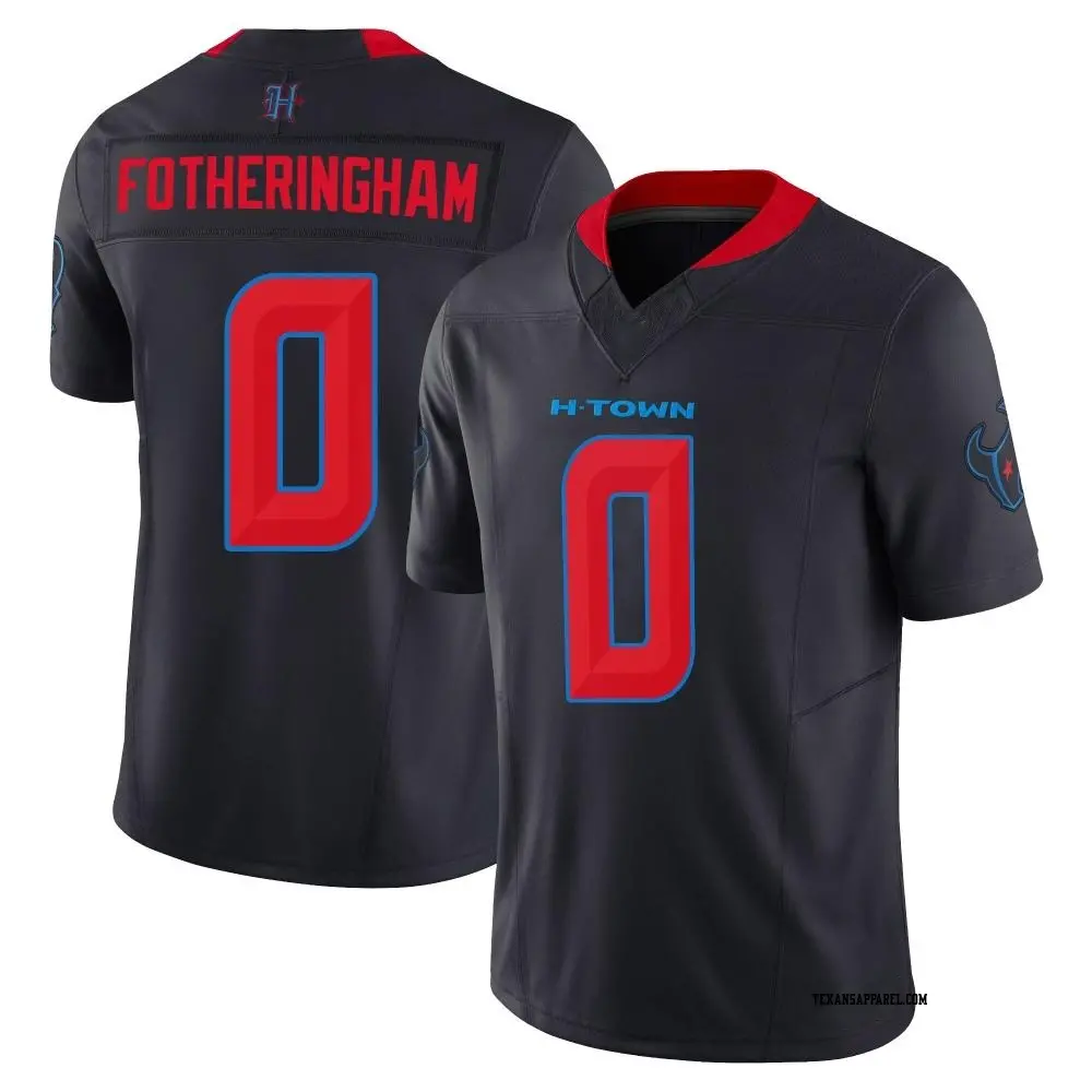 Limited Navy Men s Cole Fotheringham Houston Texans 2nd Alternate Vapor F.U.S.E. Jersey Texans Store