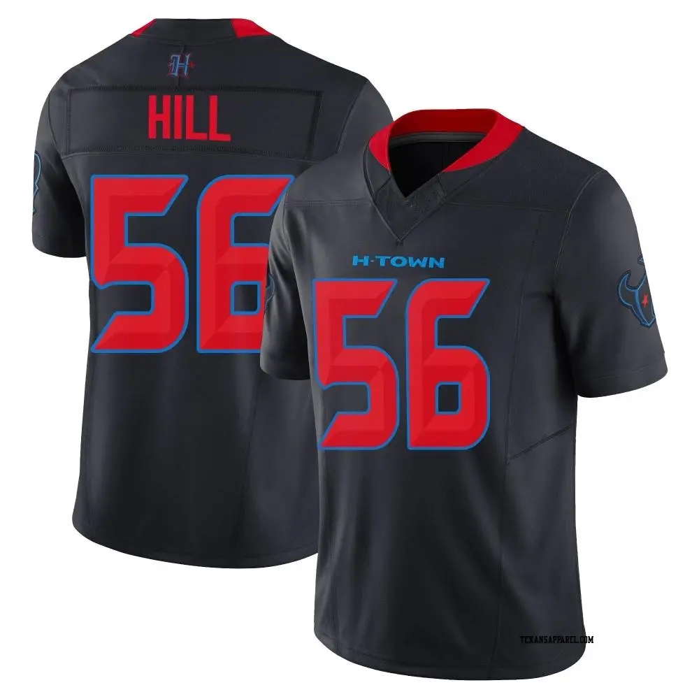 Limited Navy Youth Jamal Hill Houston Texans 2nd Alternate Vapor F.U.S.E. Jersey Texans Store